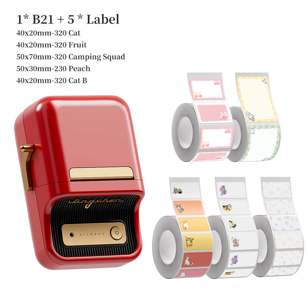 B21 Label Maker Machine with Tape - Efficient Labeling Solution